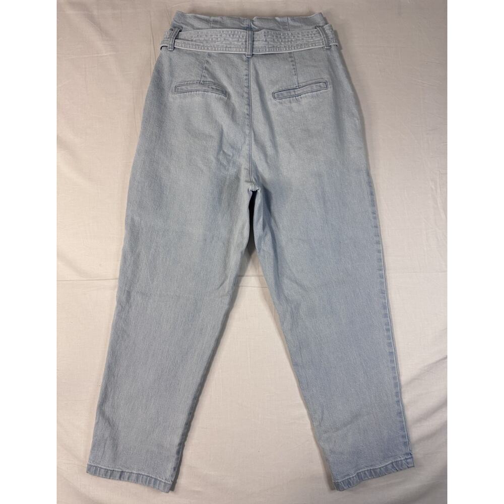 A New Day - Blue Denim Jeans With Belt - Size 10 (Altered) See Measurements - Picture 4 of 10